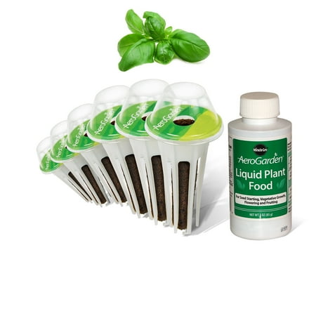 AeroGarden Pesto Basil Seed Pod Kit (6-Pod) 6 pod