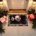 thumbnail image 5 of AURIGATE Christmas Doormat, 23.6x15.7 in Polyester Christmas Entryway Mat with Santa Design for Indoor Outdoor Home Decor, 5 of 6