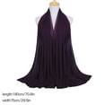 thumbnail image 3 of TureClos Pearl Chiffon Women Hijab Soft Bubble Wrap Head Scarf Monochrome Ethnic Scarf Shawl, 3 of 6