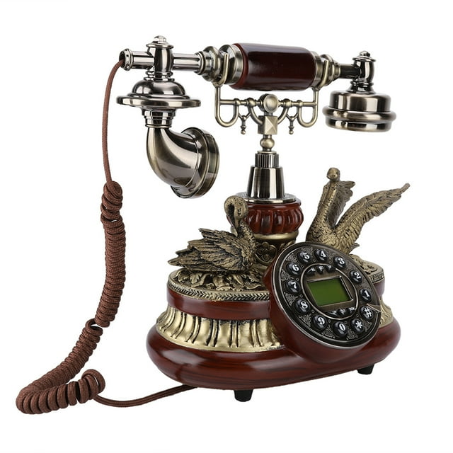 Teléfono antiguo con dial giratorio NikouMX Retro vintage con cable giratorio