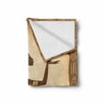 thumbnail image 2 of African Soft Flannel Fleece Throw Blanket, Folk Art Element Frame Native Lady Hand Gesture Antique, Cozy Plush for Indoor and Outdoor Use, 70" x 90", Brown Pale Brown, by Ambesonne, 2 of 6