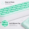 thumbnail image 3 of ABPETE Silicone Makeup Brush Holder, Multipurpose Desktop Organizer with Flexible Slots for Pens, Painting Brushes and Sewing Craft Tools, Green, 8.26 x 2 x 1.33 in, 3 of 7