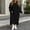 Black, variant on Women's Plus Size Sweatshirt Dress Crew Neck Long Sleeve Maxi Dress Loose Fit Pullover with Pockets Casual Fall Winter Daily Wear Lounge