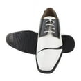 thumbnail image 2 of LIBERTYZENO Mens Double Tone Classic Dress Shoes For Adult Male, 2 of 7