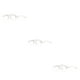 thumbnail image 1 of Qarigey Hombres Medio marco Anteojos Gafas de lectura Moda Doble viga Anteojos Espectáculos Interior Exterior Plata blanco Type1 NO1, 1 of 6