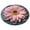 B, variant on KDFWDM Plush Diatomaceous Earth Bath Mat with realistic Flower Design - Super Absorbent Quick Dry Floor Mat for Bathroom Shower, Non-Slip Water Absorbing Rug (60x60cm)