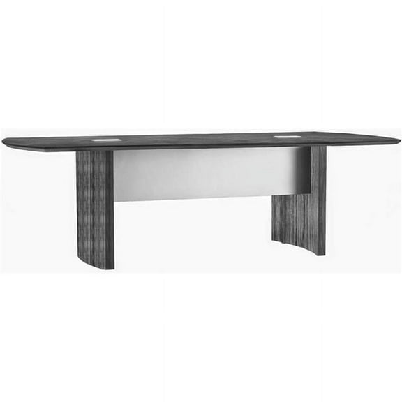 Mayline  8 ft. Medina Conference Table - Laminate Gray Steel - 29.5 x 96 x 42 in.