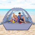 thumbnail image 1 of Carpa de Playa Happy Travel, Refugio Solar con Protección UPF 50+ para 3-8 Personas, 1 of 7