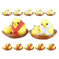 thumbnail image 1 of Mini Fluffy Chicks Figurines 12Pcs Colorful Easter Decorations Ideal For Table Adornment Festival Item Safe Non-Toxic Materials, 1 of 5