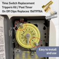 thumbnail image 5 of Time Switch Replacement Trippers Kit/Pool Timers on Off Clips, 5 of 5