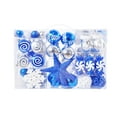 thumbnail image 1 of 130 adornos colgantes para árbol de Navidad, decoración para árbol de Navidad, adornos colgantes para árbol de Navidad Azul, 1 of 9
