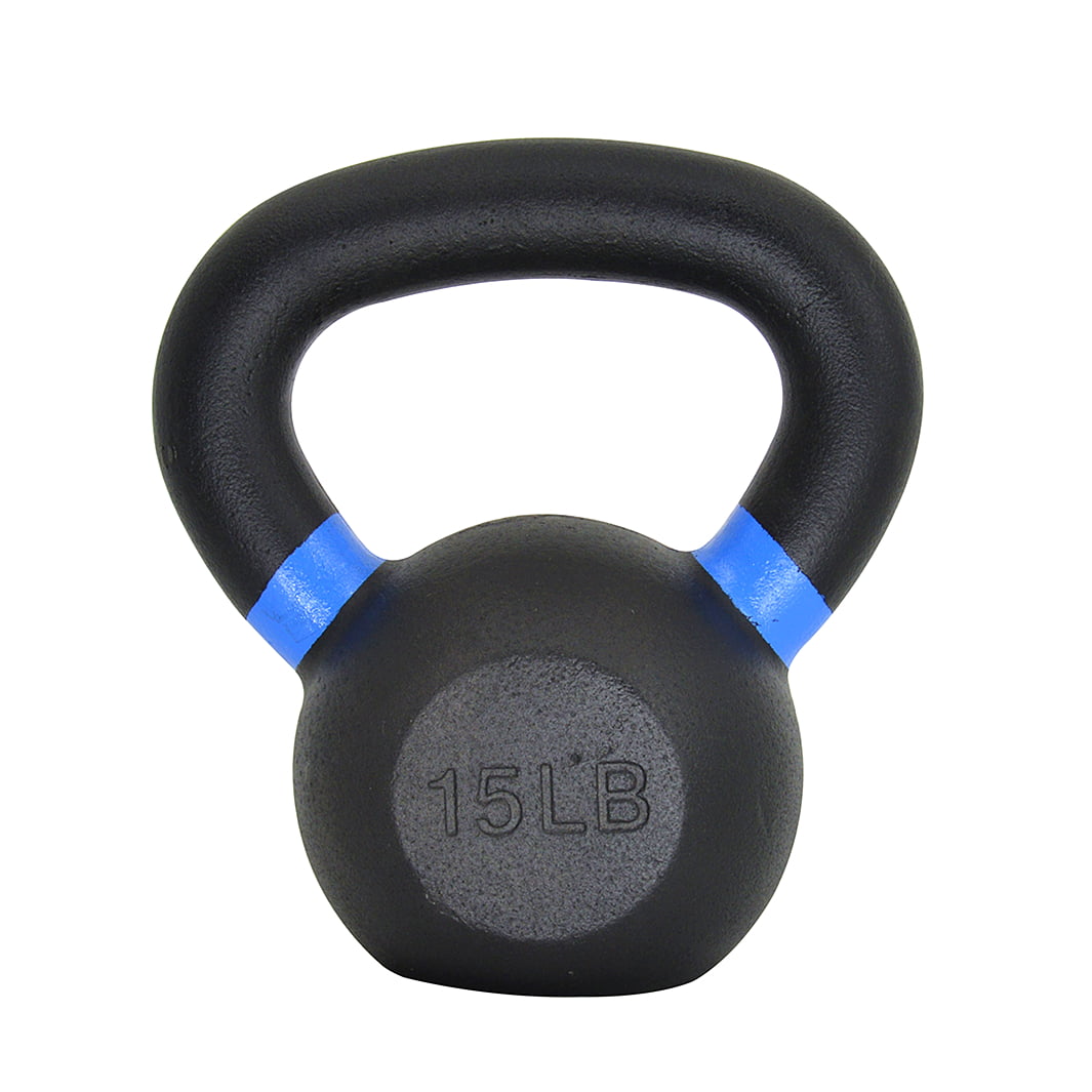Cast Iron Kettlebell Weights Kettle Bell Workout Fitness Home Gym Exercise 