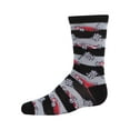 thumbnail image 4 of MeMoi Boys' Race Car Rayon from Bamboo Crew Socks - Boys - Male, 6-7, Black, 4 of 9
