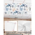 thumbnail image 7 of Fluorescent Light Covers for Ceiling Lights 3 Pack,Blue Turtle Coral Magnetic Ceiling Light Covers 2x4ft for Classroom Office,Summer Ocean Starfish Conch Nautical Beach White Drop Ceiling Light Shade, 7 of 7