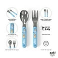 thumbnail image 3 of (2 pack) Bluey 874996 Kids Fork & Spoon Dinner Utensils, Blue, 3 of 3