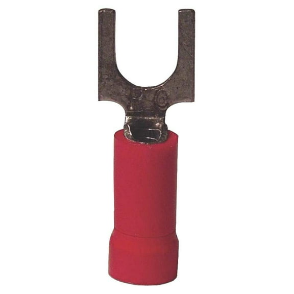 Gardner Bender Spade Terminal Set - 0.11 Spade Terminal - 6 Pack, Red