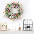 thumbnail image 2 of Xihbxyly Corona de Primavera, Tulipán Realista para Puerta, Ligera y Fácil de Colgar, Diseño Floral para Todo El Año, Decoración de Pared para Bodas En Casa, Perfecta para Cualquier Espacio., 2 of 7
