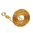 thumbnail image 4 of Mujeres De La Manera Elegante De Plata 925 De Oro Chapado Neckalce De Cadena 18inch Yinane Collar de cadena, 4 of 8