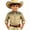 Khaki, variant on Toddler Kids Girls Boys Shirt Tops Long Sleeve Fashion Chest Print Casual Collar Shirt Casual Summer Tees 10-11 Years