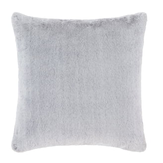 Better Homes Gardens Mongolian Faux Fur Pillow, 22 x 22, Blush