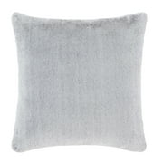 Better Homes & Gardens 20" x 20" Grey Tipped Faux Fur Decorative Pillow