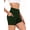 03# 1Pack:Dark Green, variant on Womens 8" High Waist Spandex Shorts Yoga Workout Biker Athletic Shorts with Pockets,Black,US Size XL