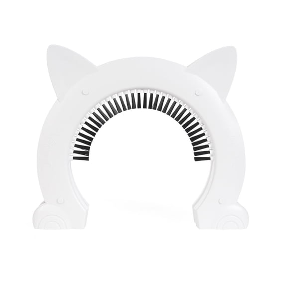 12.2*2.16*10.62" Large Cat Door W/Brush  XL Indoor Cat Door Pet Door for Cats