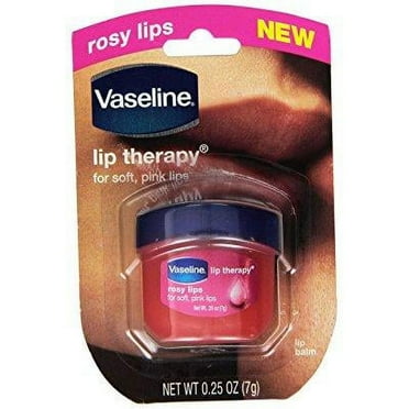 Vaseline Lip Therapy Tinted Lip Balm Mini, Rosy 0.25 oz