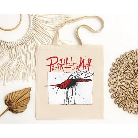vintage Pearl Jam Red Mosquito Dark Matter World Tour 2024 Print Tote Bag-TH23074