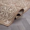 thumbnail image 5 of World Rug Gallery Transitional Geometric Textured Flat Weave Indoor/Outdoor Door Mat - BROWN 2'x3', 5 of 8