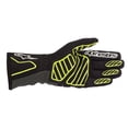 thumbnail image 2 of Guantes de karting Alpinestars Tech-1 K V2, talla grande, negro/amarillo, 2 of 2
