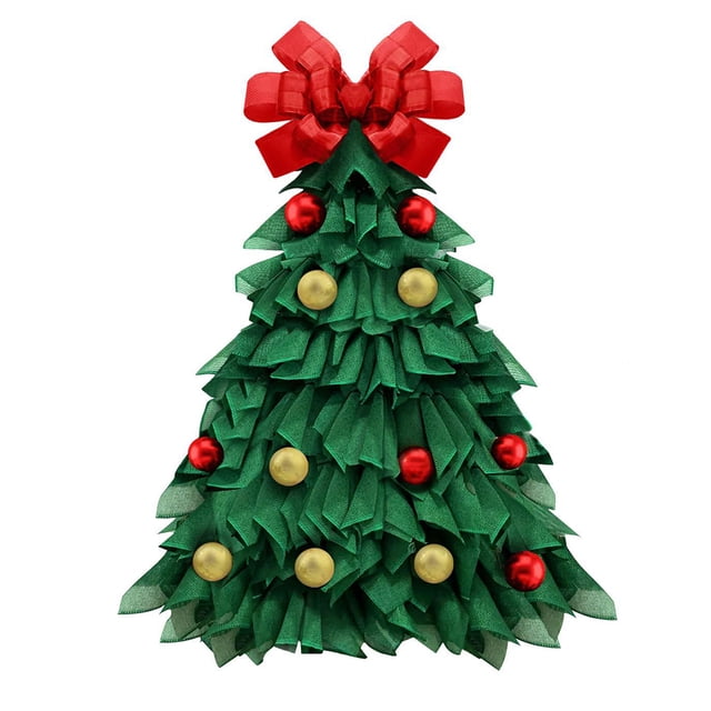 Guirnalda De Navidad Hecha A Mano, Corona De Árbol De Navidad, Adorno De Casa De Campo, Coronas, Decoraciones Para La Ventana De La Puerta Delantera Del Hogar Moyic HA038561-00