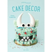 Sweetshop Cake Dcor - Multicolor Plastic Face Cake Kit, 23 Pieces