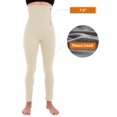 thumbnail image 4 of 3-Pack Women High Waist Fleece Lined Tummy Control Full Length Leggings Winter Compression Top Legging Pants, 4 of 6