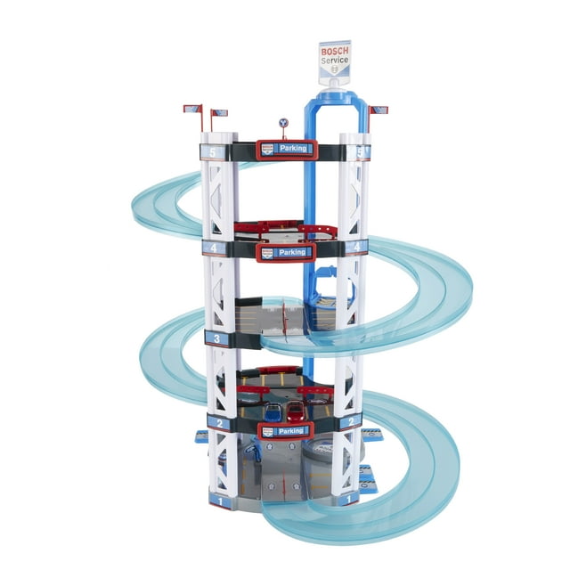 Theo Klein Bosch Interactive Toy Car Park 5 Level Racing Parking Garage Play Set