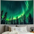thumbnail image 2 of Shiartex Forest Wall Tapestry for Bedroom Aesthetic, Nature Outer Space Galaxy Starry Night Tapestry Wall Hanging, Green Landscape Ceiling Backdrop Decor Tapestries for Living Room Dorm  Painting, 2 of 6