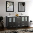 thumbnail image 5 of Vanity Art VA3024-60E 60 in. Double Sink Bathroom Vanity Set, Espresso, 5 of 5