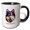 Black/White, variant on 3drose, Alaskan Malamute Dog Breed. Colorful Painting Art. Cool Gift, 11oz Magic Transforming Mug