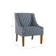 thumbnail image 6 of HomePop Modern Swoop Accent Armchair, 6 of 8