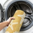 thumbnail image 6 of 2x3 Ft Entryway Area Rug, Starfish Yellow Coastal Kitchen Rug Runner Washable Floor Mat, Summer Nautical Shell Beach Non Slip Indoor Door Mat Throw Carpet for Bathroom Living Room Bedroom, 6 of 8