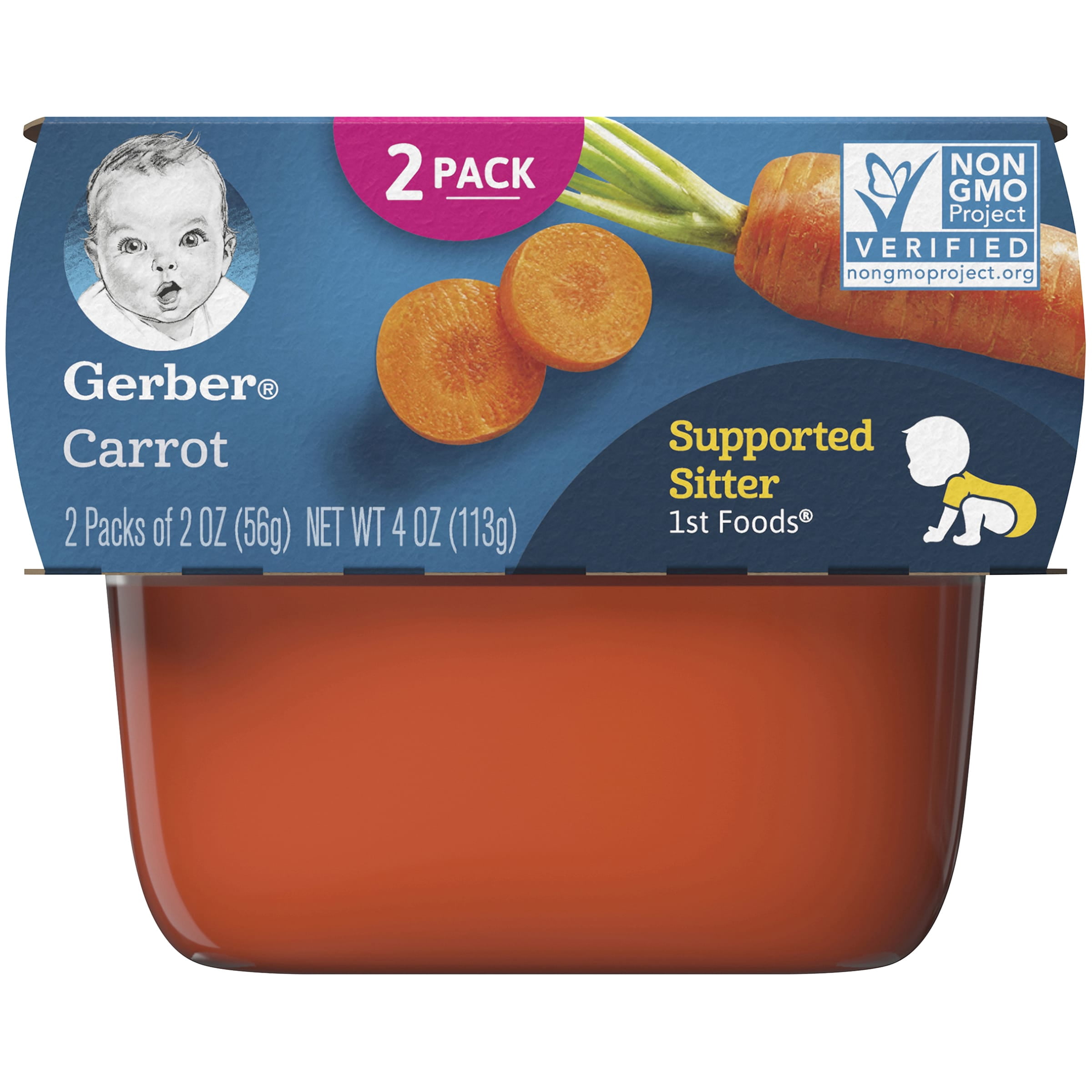 gerber 1st foods pureed baby food