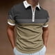 thumbnail image 1 of pstuiky camisetas para hombre, Camiseta holgada de manga corta con solapa y cremallera para hombre camisas casuales para hombre xxl, 1 of 5