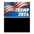thumbnail image 2 of Trump 2024 Sticker, 4 x 7 inches Trump Bumper Sticker, President Donald Trump Make America Great Again! - Scratch Proof Vinyl Magnetic Sticker for Car, Truck or Metallic Surfaces, 2 of 5