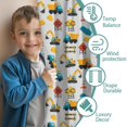 thumbnail image 3 of Blackout Kids Curtains,Cartoon Construction Vehicles Road Signs Childrens Insulated Curtains Set Of 2,Bedroom Essentials,Toddler Room Decor 42"x54", 3 of 5