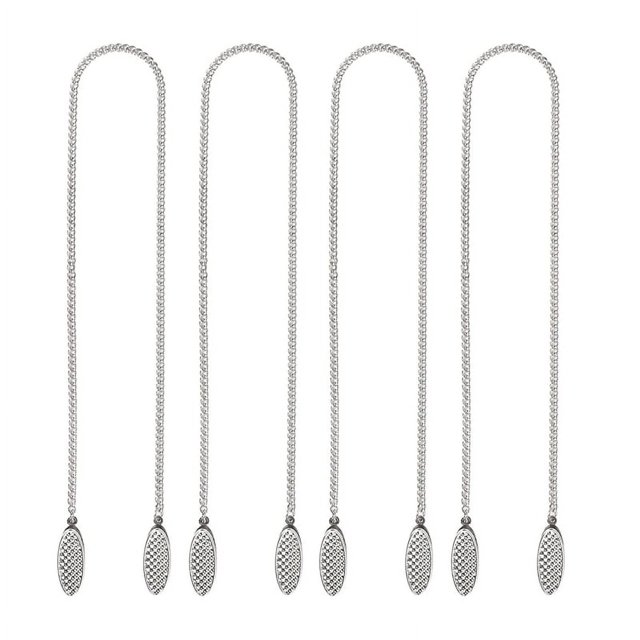 4 Piezas Servilletero de Cadena Servilletero Clips Cadena CordóN Flexible Correa para el Cuello para Personas Mayores Adultos NiñOs