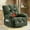 Green, variant on Resenkos Oversized Swivel Recliner Chair with Massage & Heat, 350lb Capacity, 8 Vibration Modes, USB Port, Dark Gray