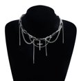 thumbnail image 3 of Giaone Stylish Crosses Pendant Necklace Featuring Sturdy Alloy Glass Crystals, 3 of 19