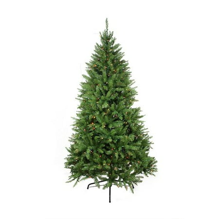 Northlight Seasonal 7.5' Essex Pine Medium Artificial Christmas Tree with 600 Multi-Color