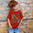 thumbnail image 3 of Hienoo Big Girls T-Shirt Dinosaur Print Loose Short Sleeve T Shirt Summer Casual Tshirt, 3 of 3