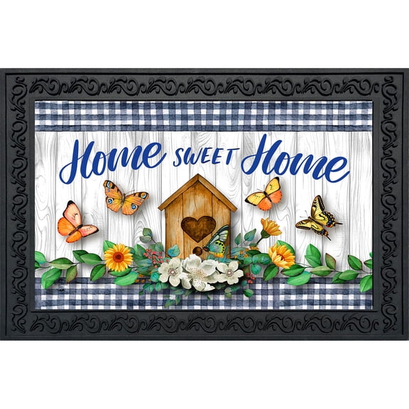Briarwood Lane Spring Doormat 30x18 Indoor Outdoor Country Home Sweet Home For Spring Doormat